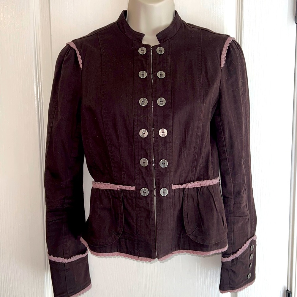 Anthropologie Matty M Military Style Jacket